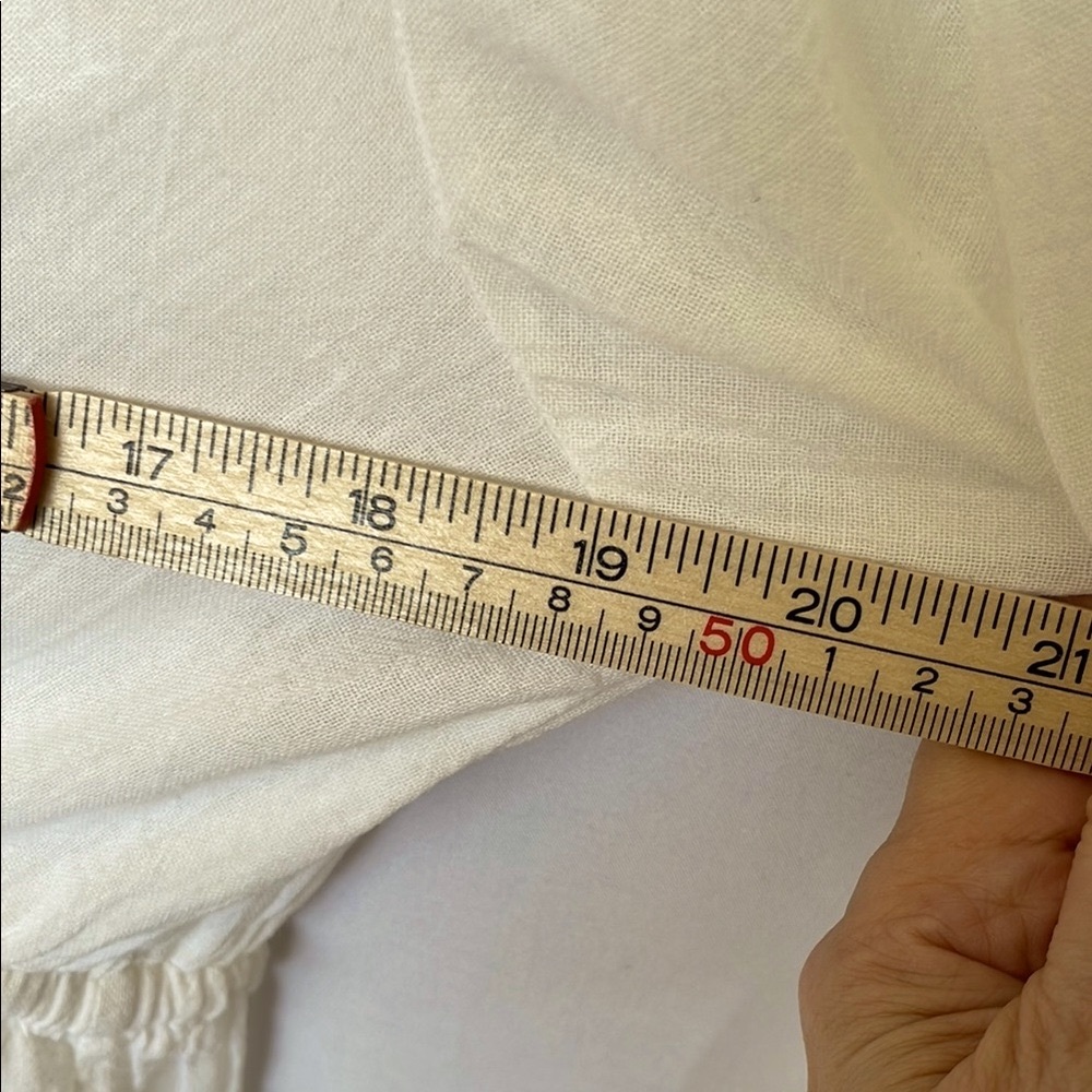 Ralph Lauren White Cotton Tunic Swim-coverlet OneSize - Picture 11 of 11